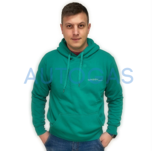 Худи GREENGAS, зеленый, размер L