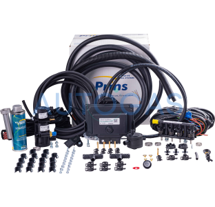 Комплект Prins VSI-3 DI COMPACT, 4 цил. з редуктором eVP-500, універсальний Type D, з форсунками Keihin KN9 73 сс